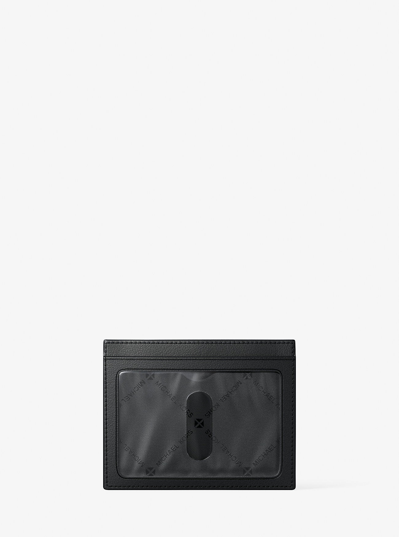 Michael Kors Cooper Signature Logo Card Case Black