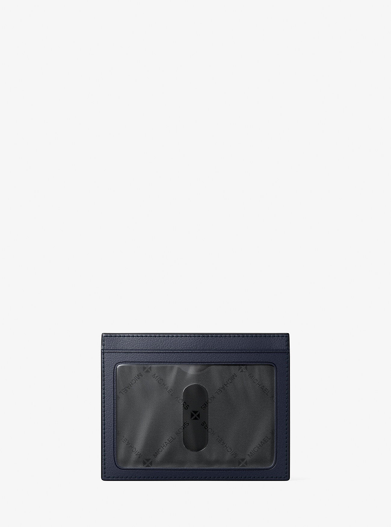 Michael Kors Cooper Signature Logo Card Case Admrl-Plblue