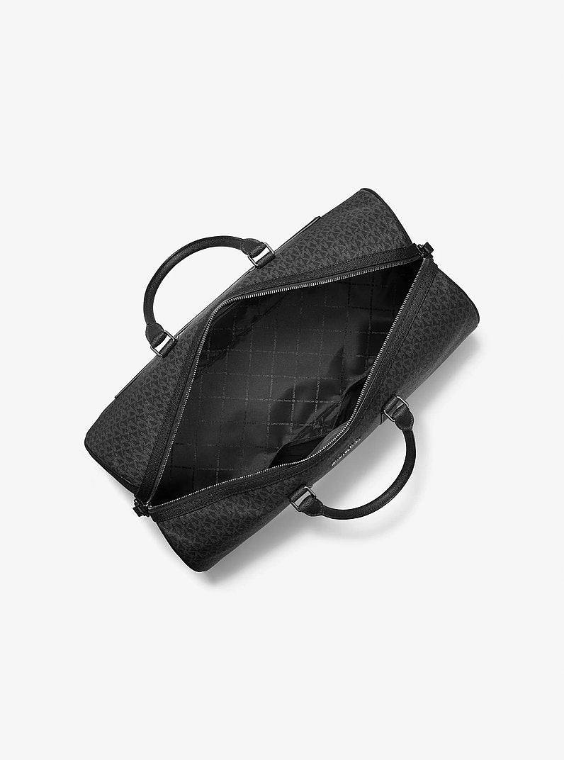 Michael Kors Harrison Logo Weekender Bag Black