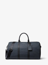 Michael Kors Harrison Logo Weekender Bag Admrl-Plblue
