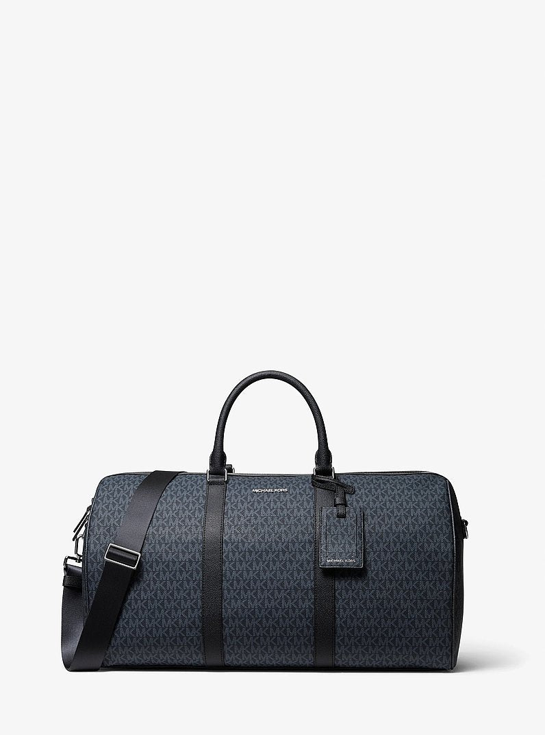Michael Kors Harrison Logo Weekender Bag Admrl-Plblue