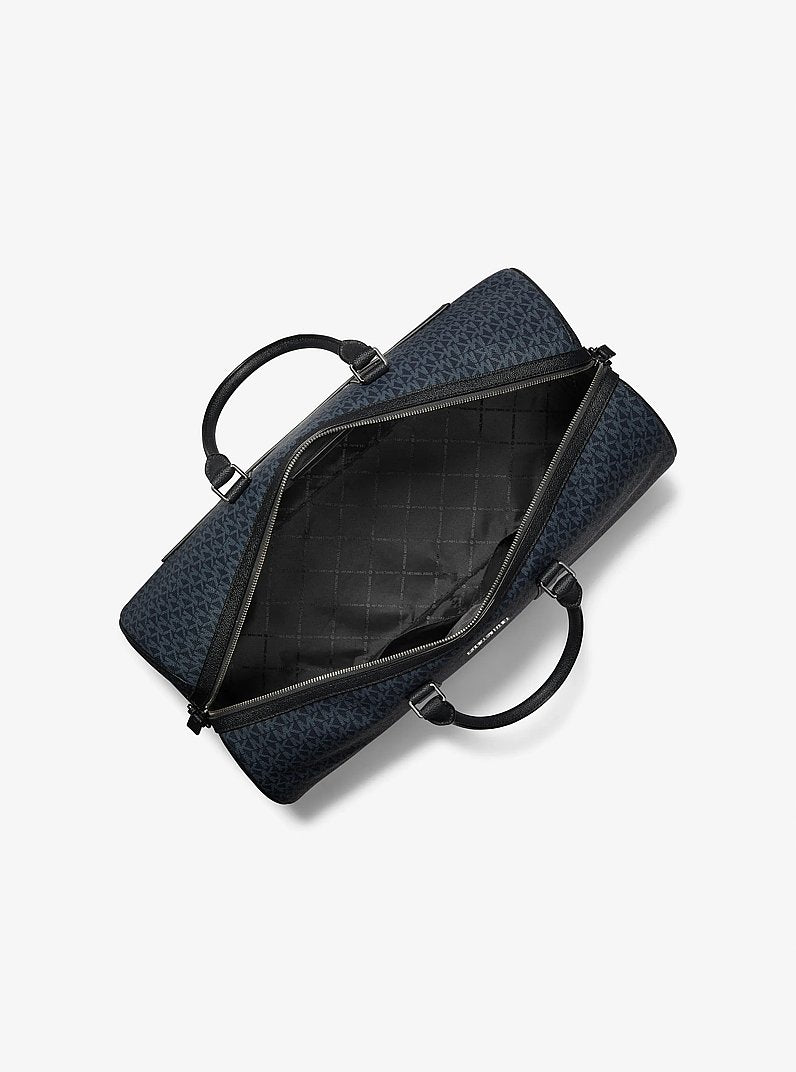Michael Kors Harrison Logo Weekender Bag Admrl-Plblue