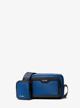 Michael Kors Lautner Nylon Camera Bag With Pouch Empire Blue