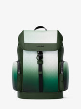 Michael Kors Cooper Medium Ombre Signature Logo City Backpack Moss Multi