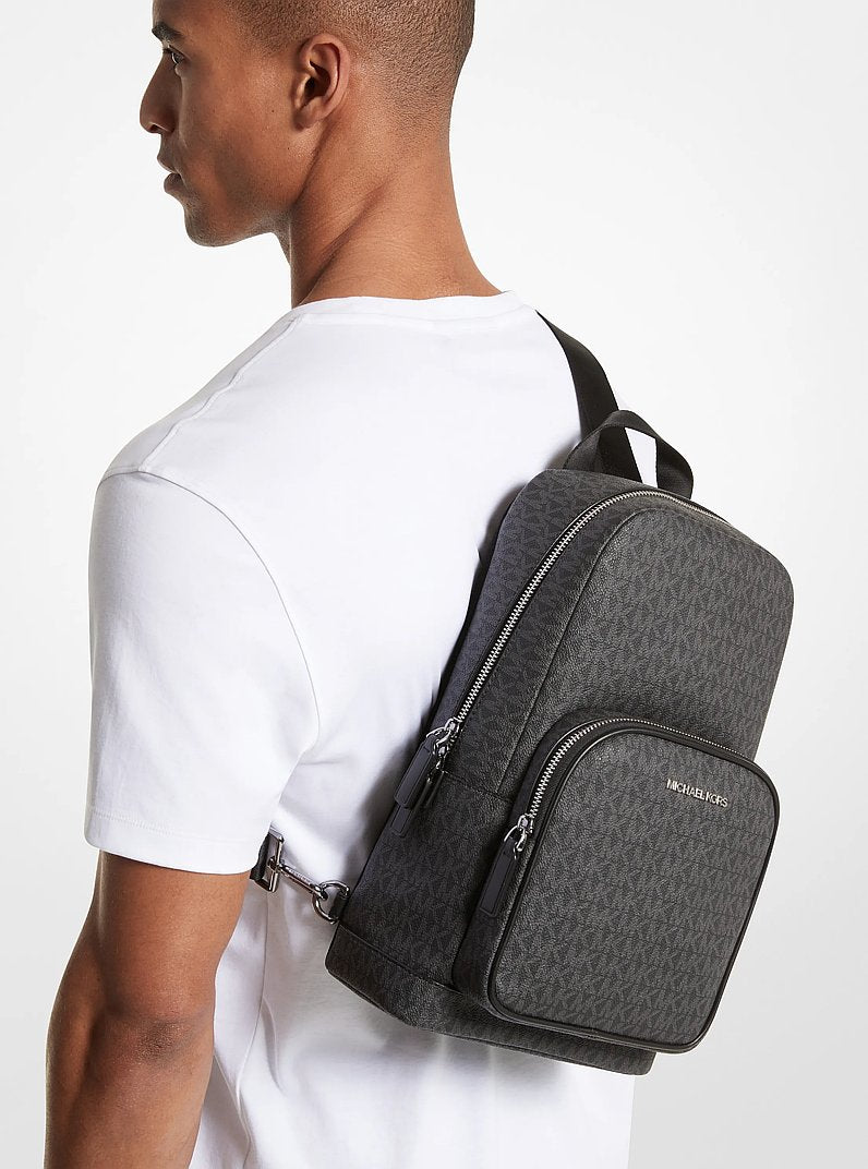 Michael Kors Cooper Logo Sling Pack Black