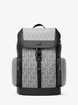 Michael Kors Cooper Medium Signature Logo City Backpack Pg-Blk Mul