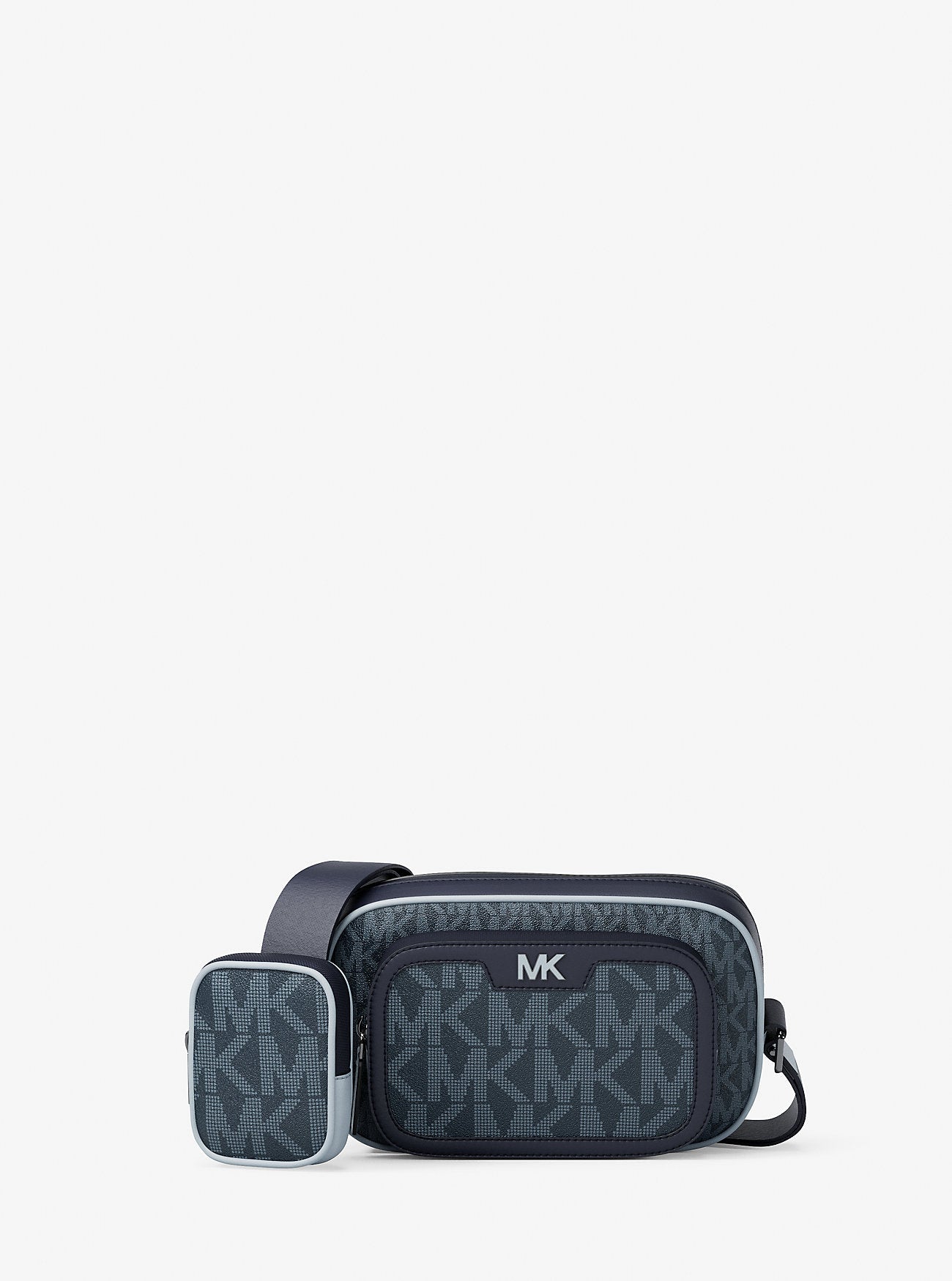 Cooper Small Signature Logo Camera Crossbody Bag With Pouch Admirl Multi Admirl Multi