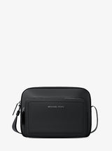 Michael Kors Cooper Pebbled Leather Flight Bag Black