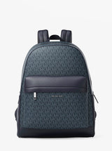 Michael Kors Pacey Medium Signature Logo Backpack Admrl-Plblue