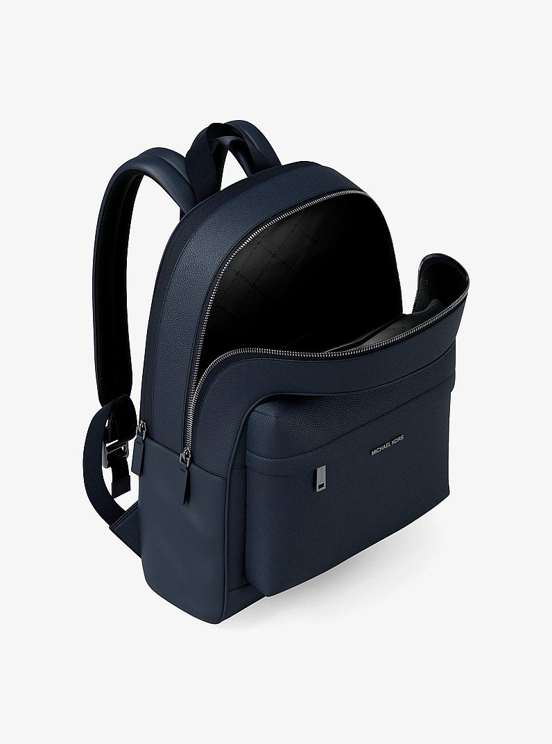 Michael Kors Pacey Leather Backpack Navy