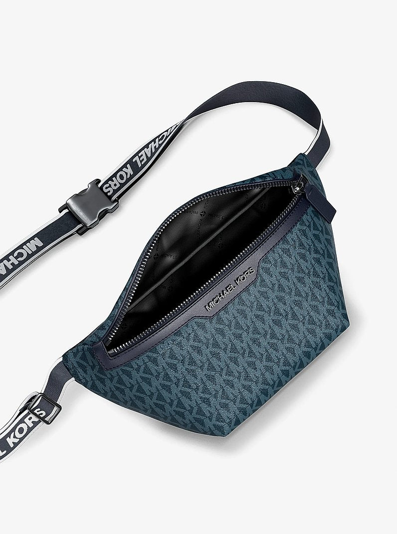 Michael Kors Cooper Mini Logo Belt Bag Admrl-Plblue