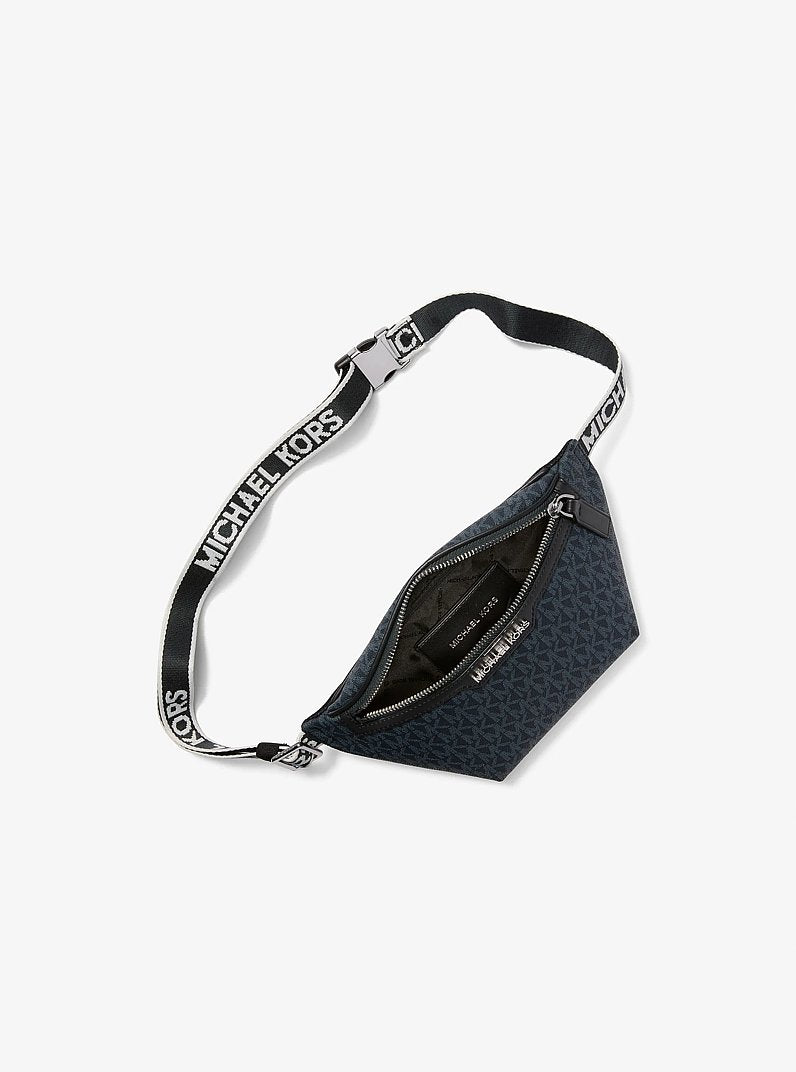 Michael Kors Cooper Mini Logo Belt Bag Admrl-Plblue