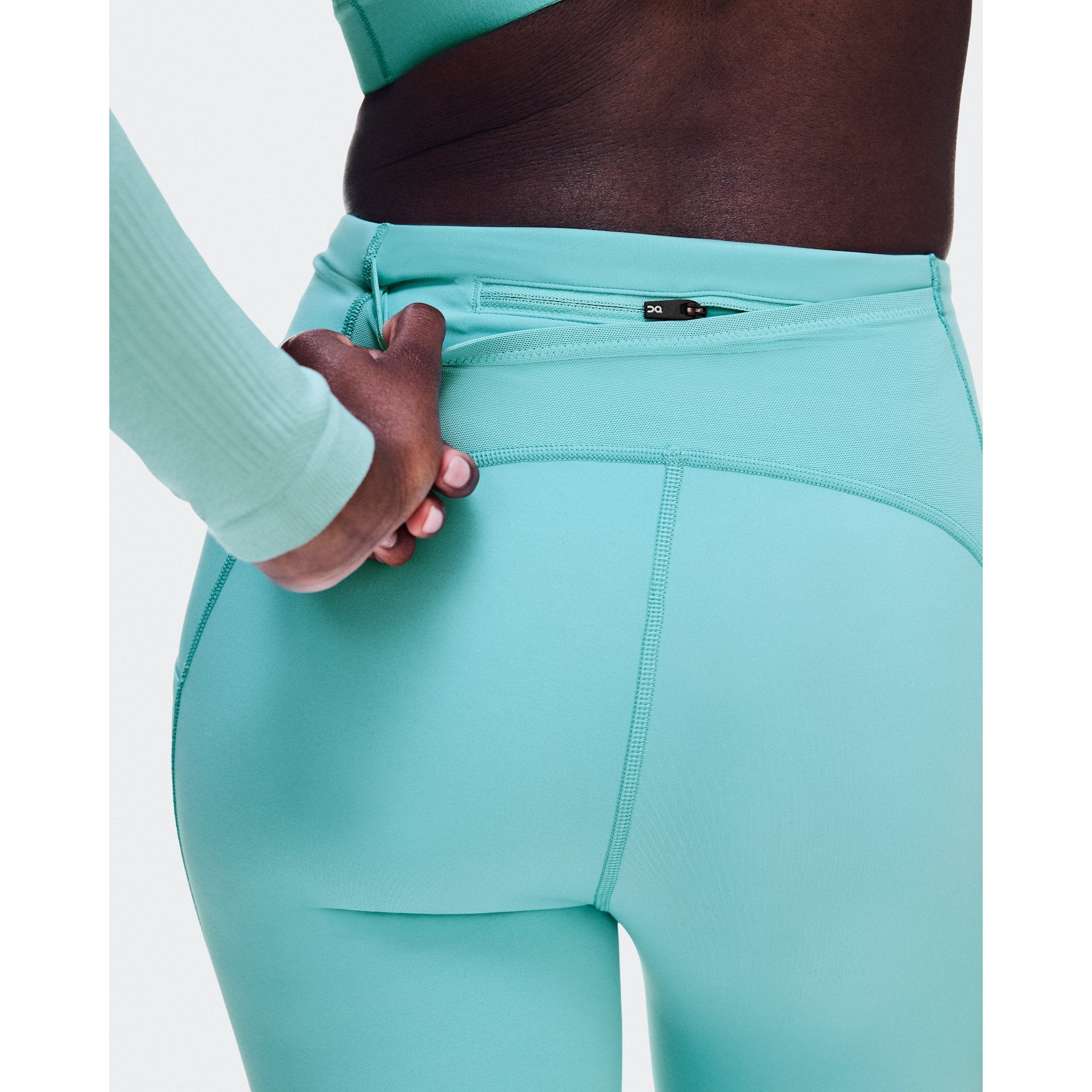 On Performance Tights 7/8 Aquamarine