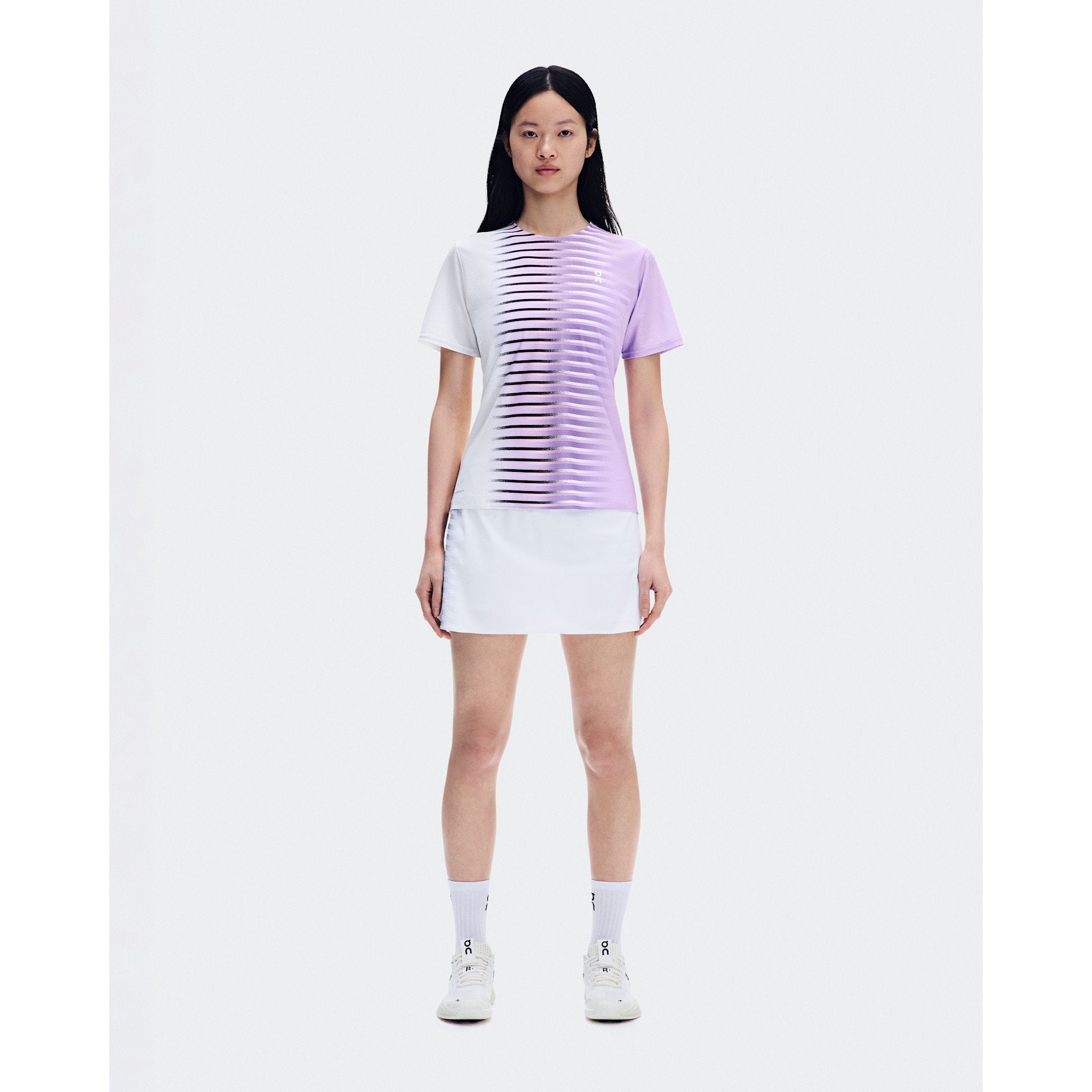 On Court-T Edge Bloom | White