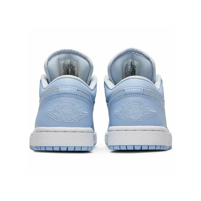 Women's Air Jordan 1 Low 'Football Grey / Aluminium Blue' (Instant Ship)