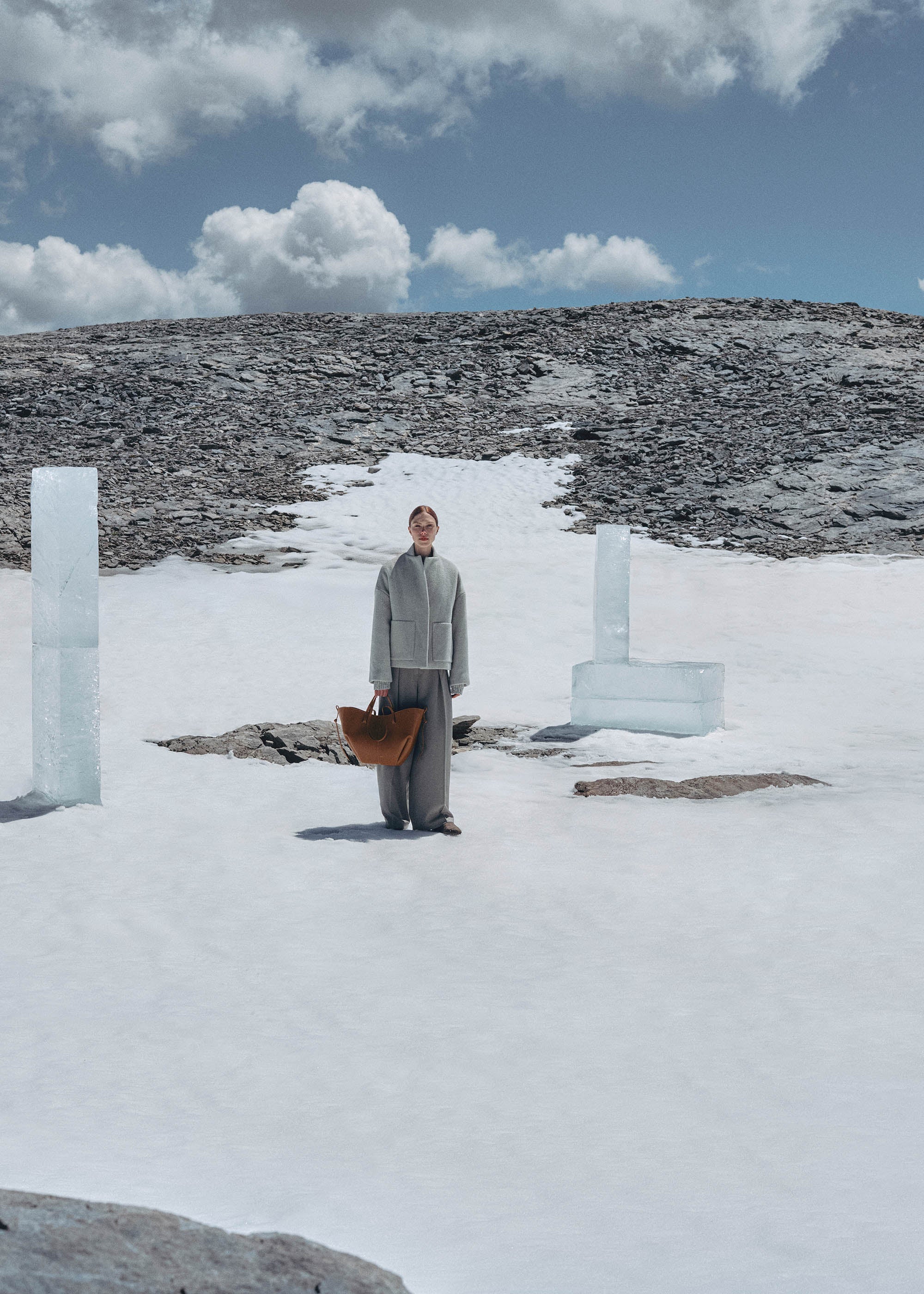 Polene Cyme Textured Camel