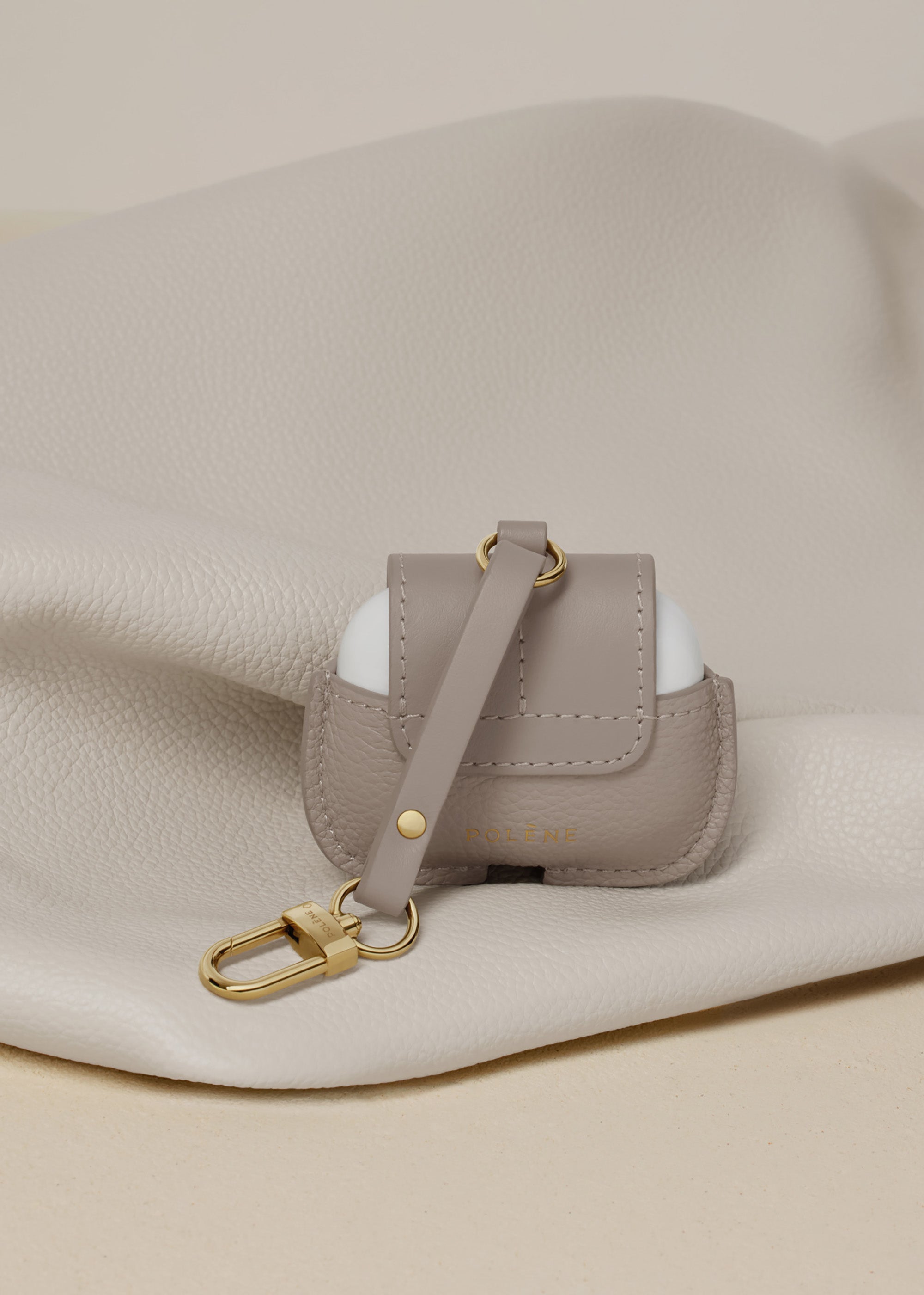 Polene Airpods case - Duo Taupe