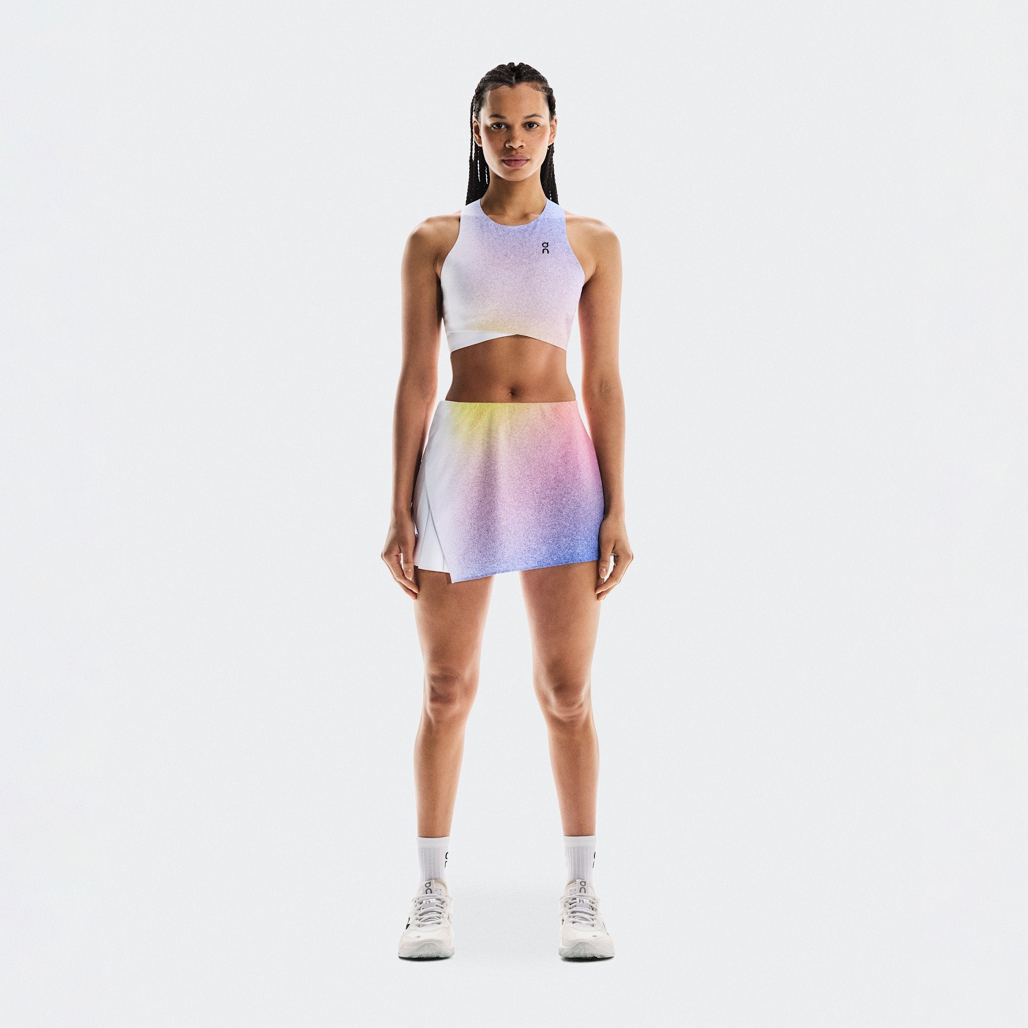 On Court Skirt Side Pleat White