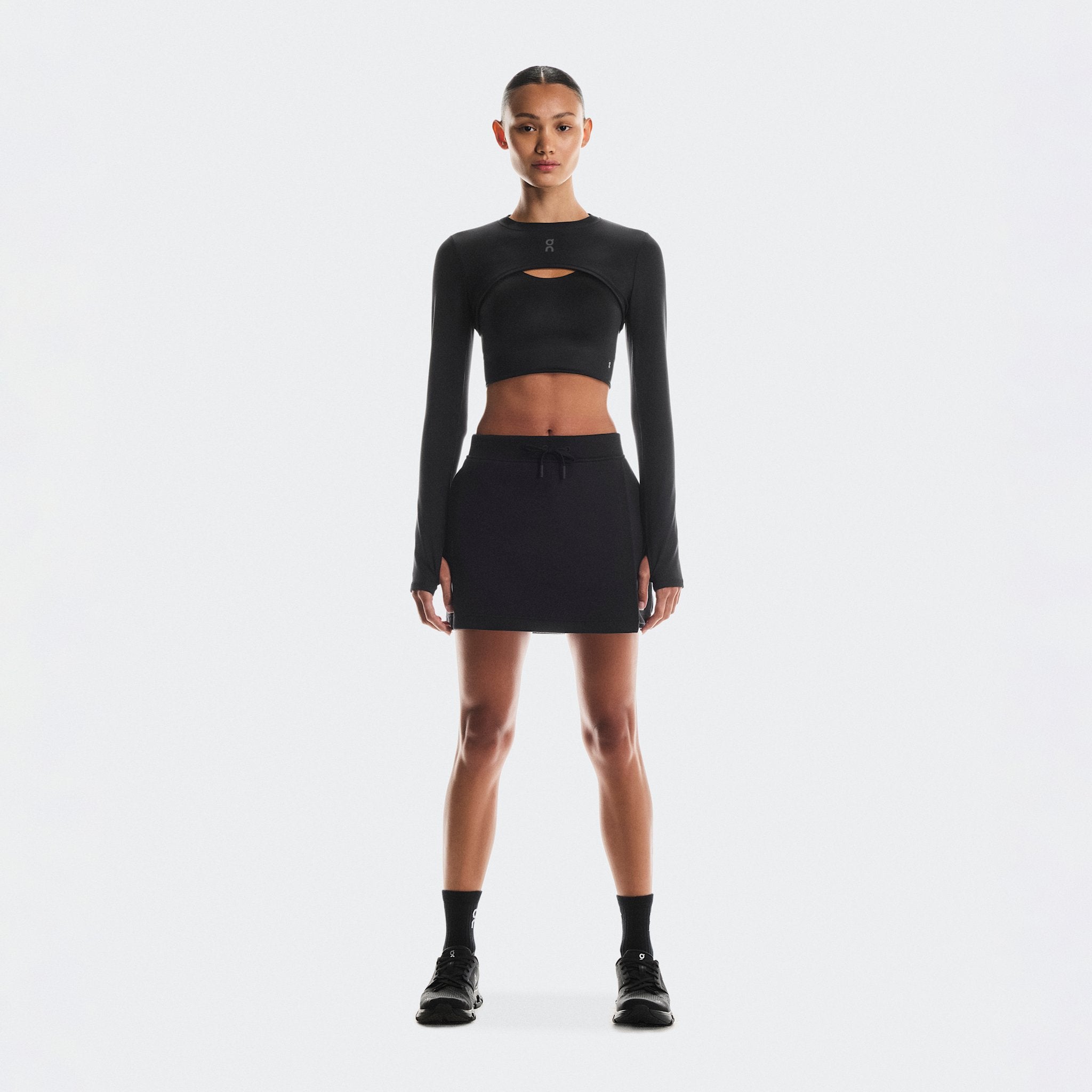 On Focus Tech Skirt Black