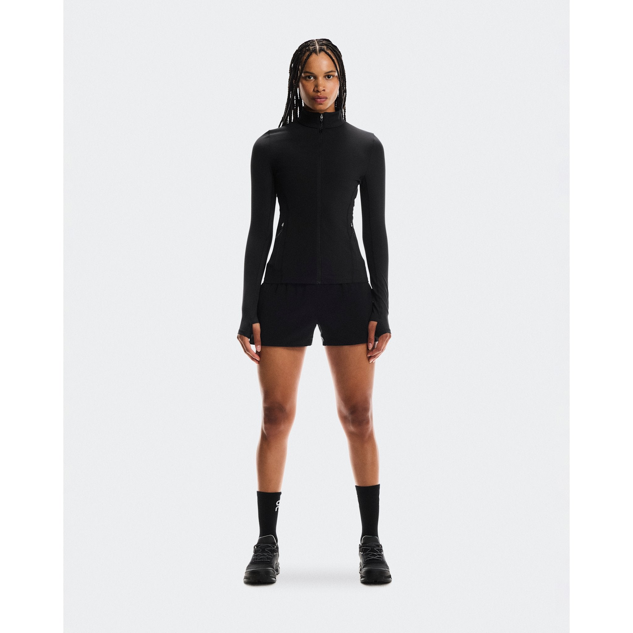 On Mesh Shorts Black