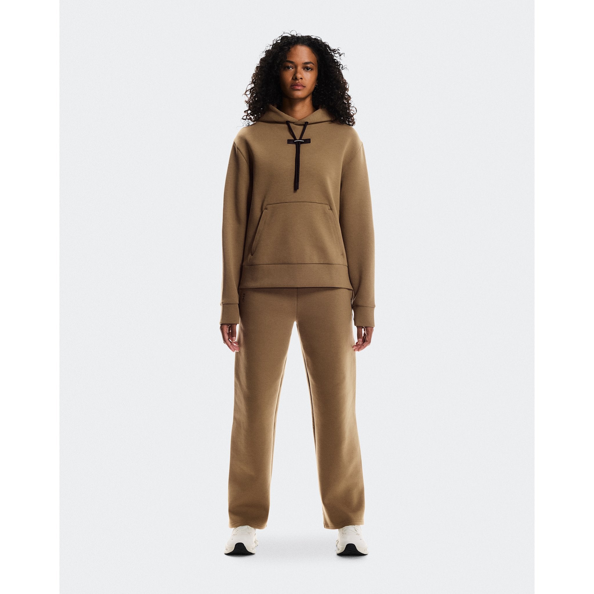 On Focus Tech Hoodie Nutmeg