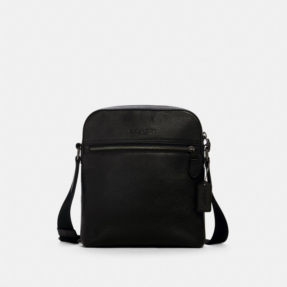 Coach Houston Flight Bag Gunmetal Black