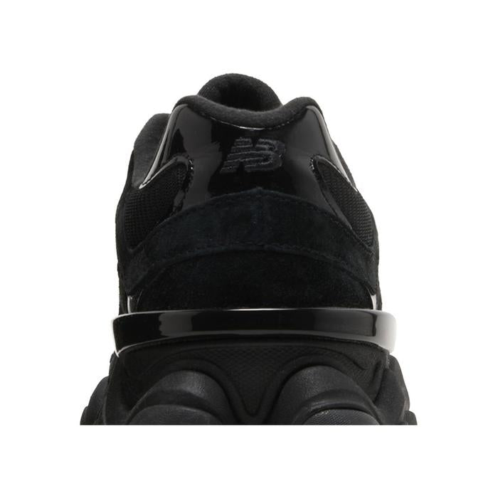 New Balance 9060 'Triple Black Suede Patent'