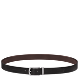 Longchamp Delta Box Men's belt Black/Mocha