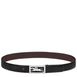 Longchamp Delta Box Men's belt Black/Mocha