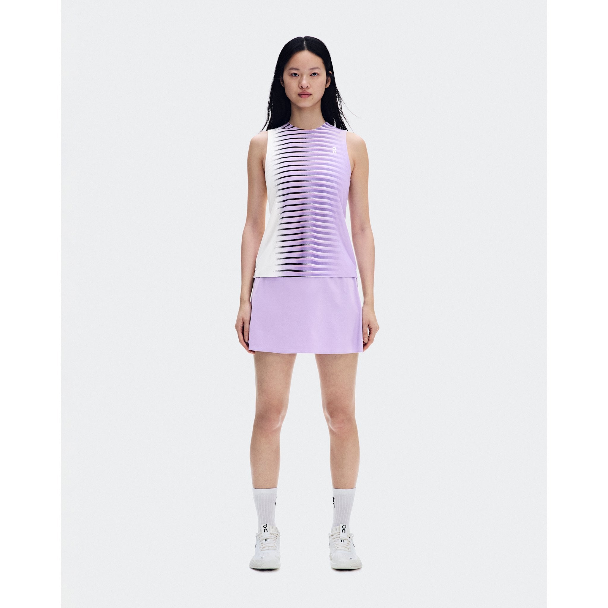 On Court Tank Edge Bloom | White
