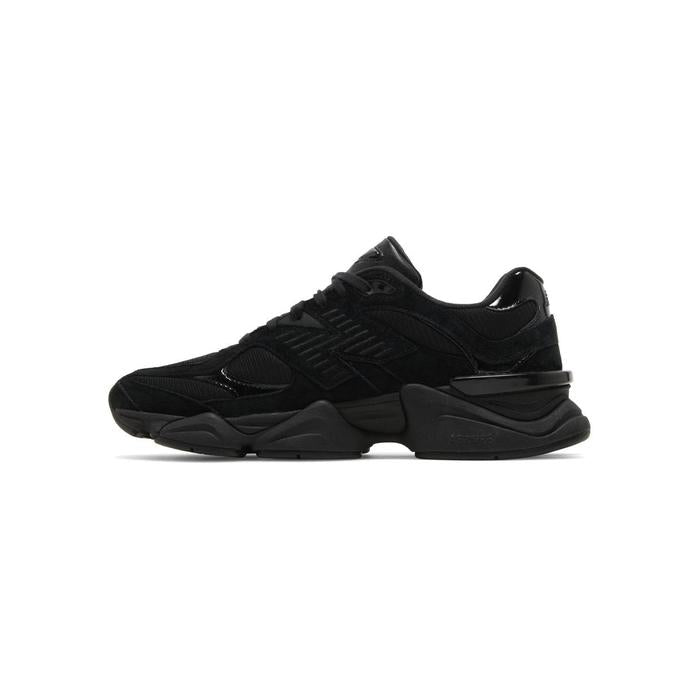 New Balance 9060 'Triple Black Suede Patent'