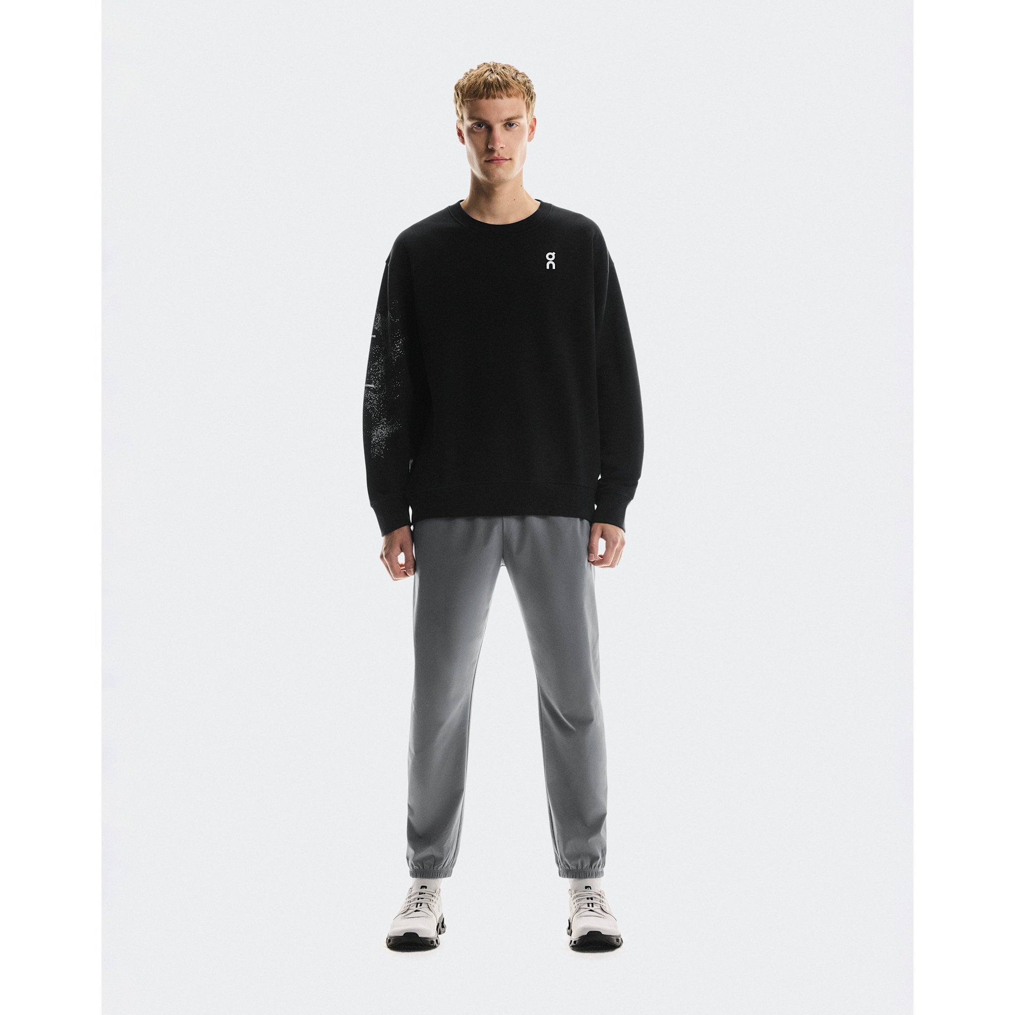 On Club Crew Graphic Black | Olive