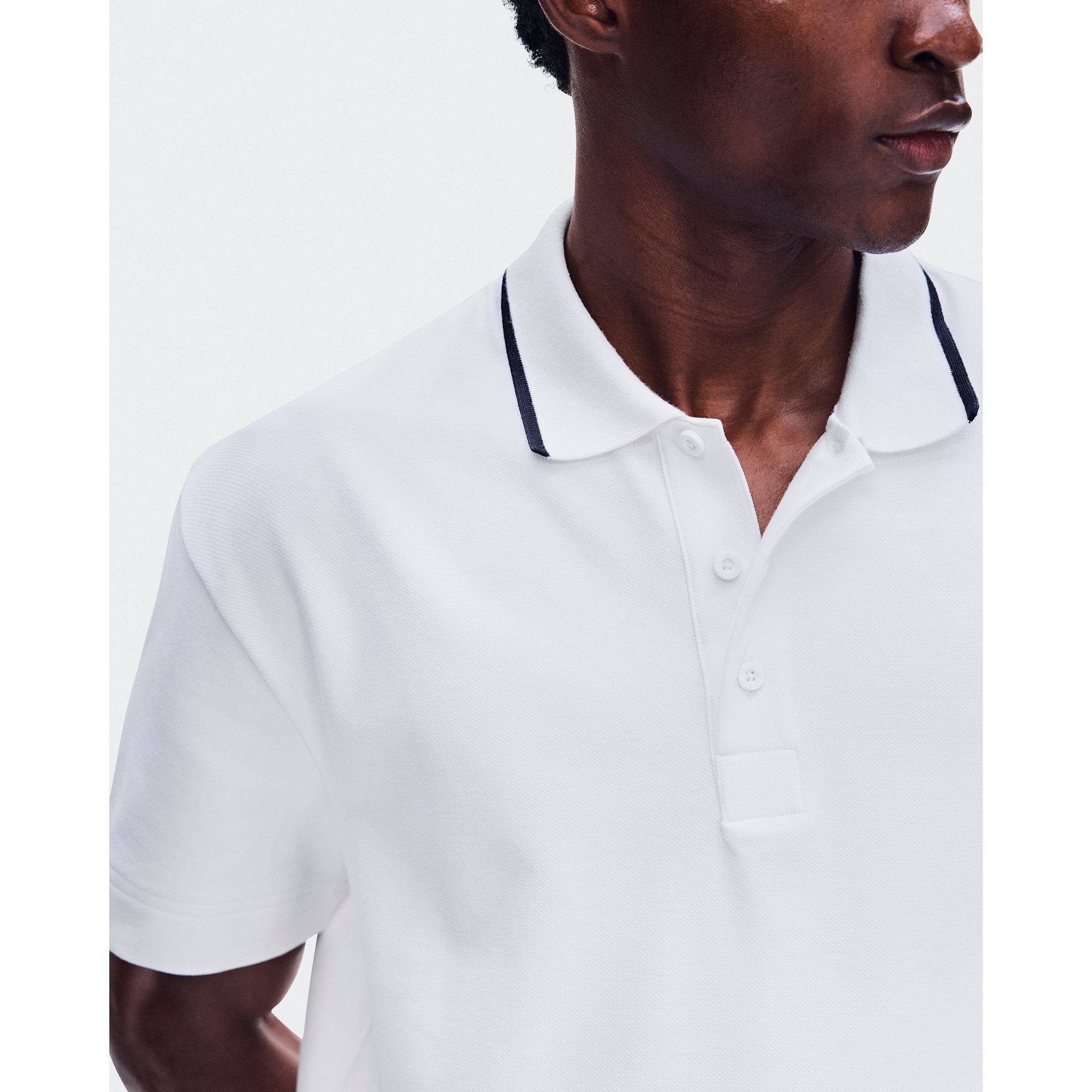 On Courtside Polo All White