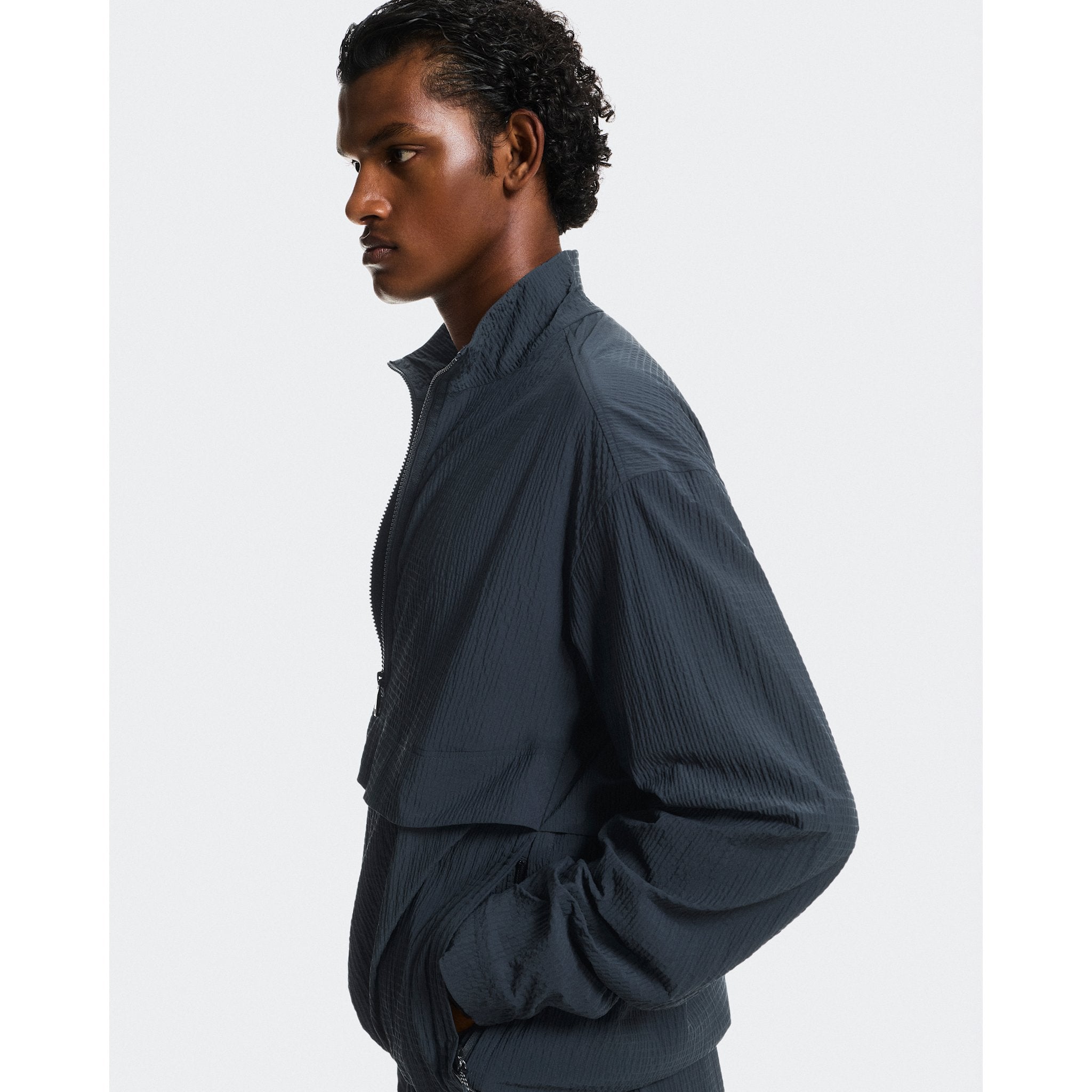 On Courtside 1/2 Zip Eaze Midnight