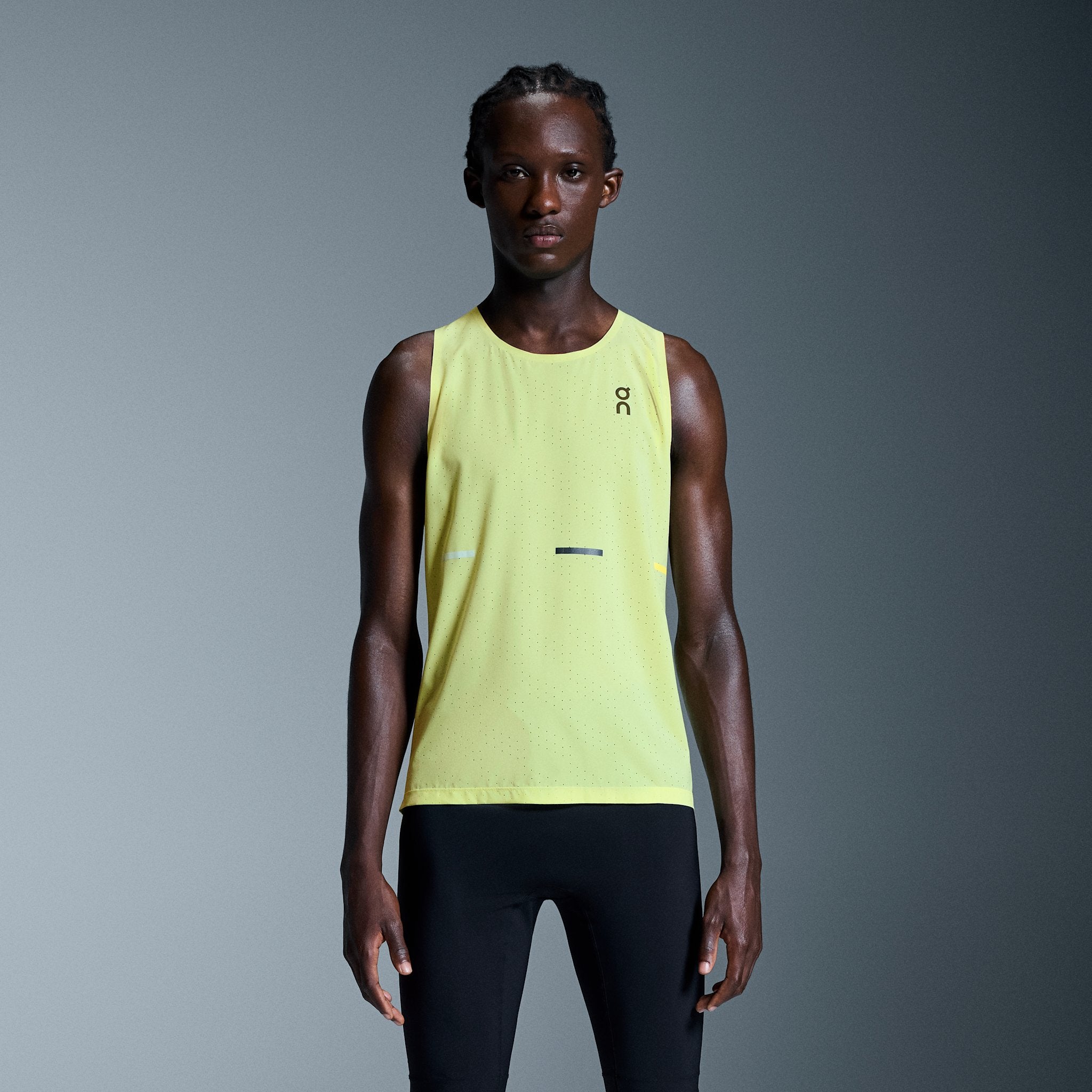On Race Singlet Limelight