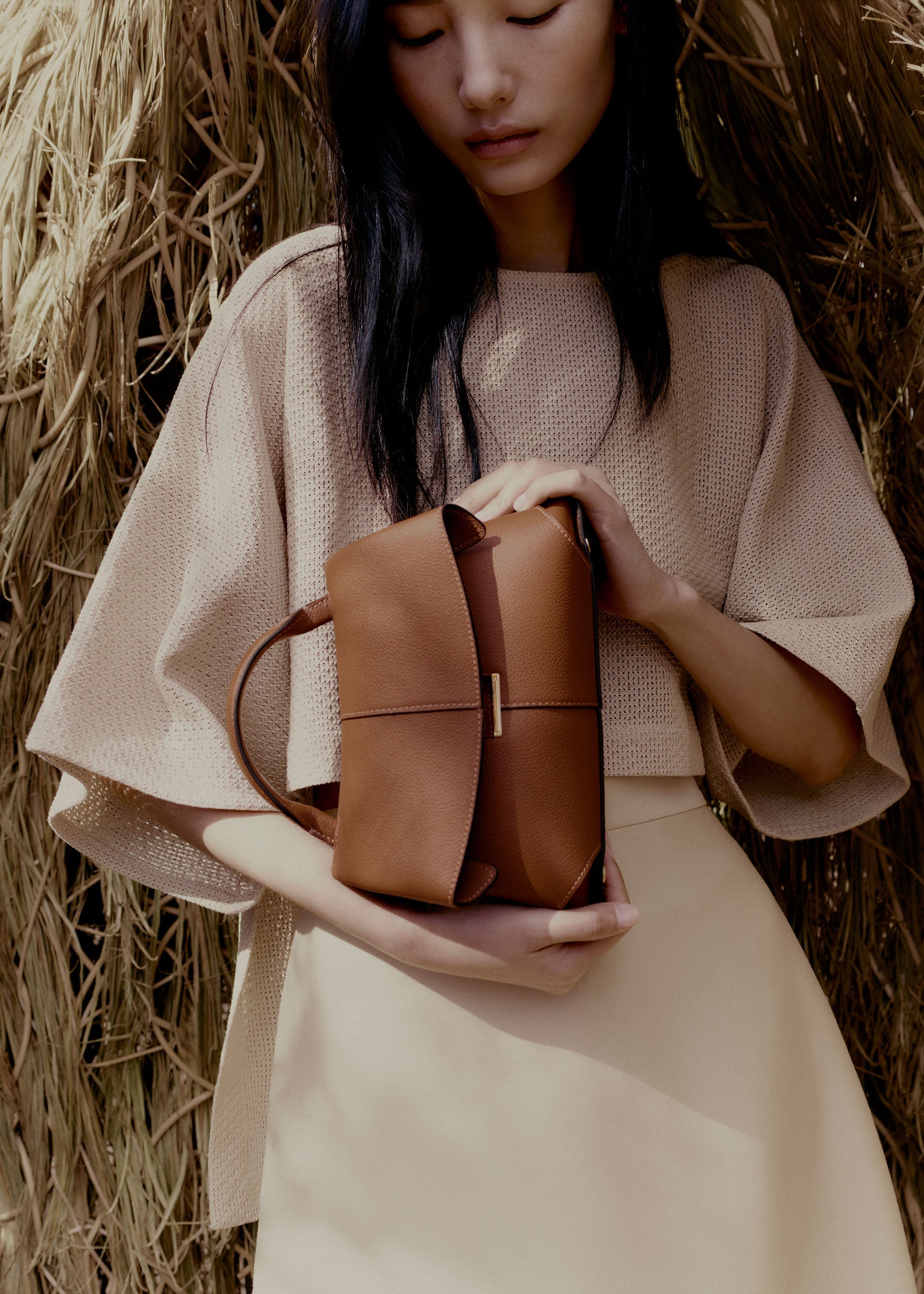 Polene Mokki Mini Textured Camel