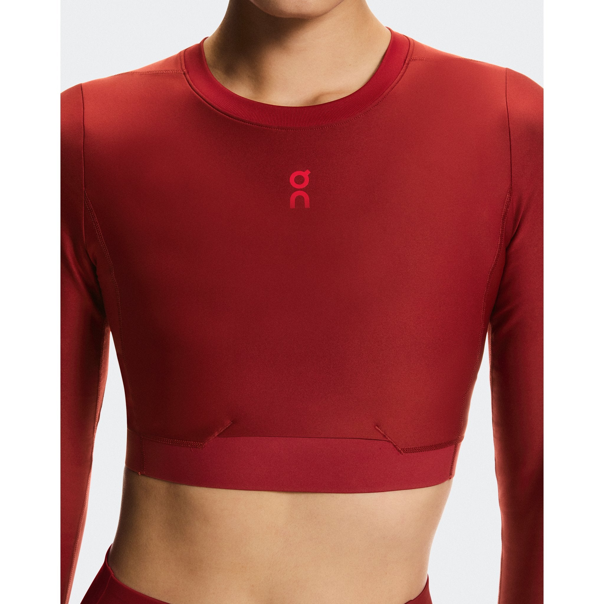 On Train Long Sleeve Crop Year of the Horse Sienna