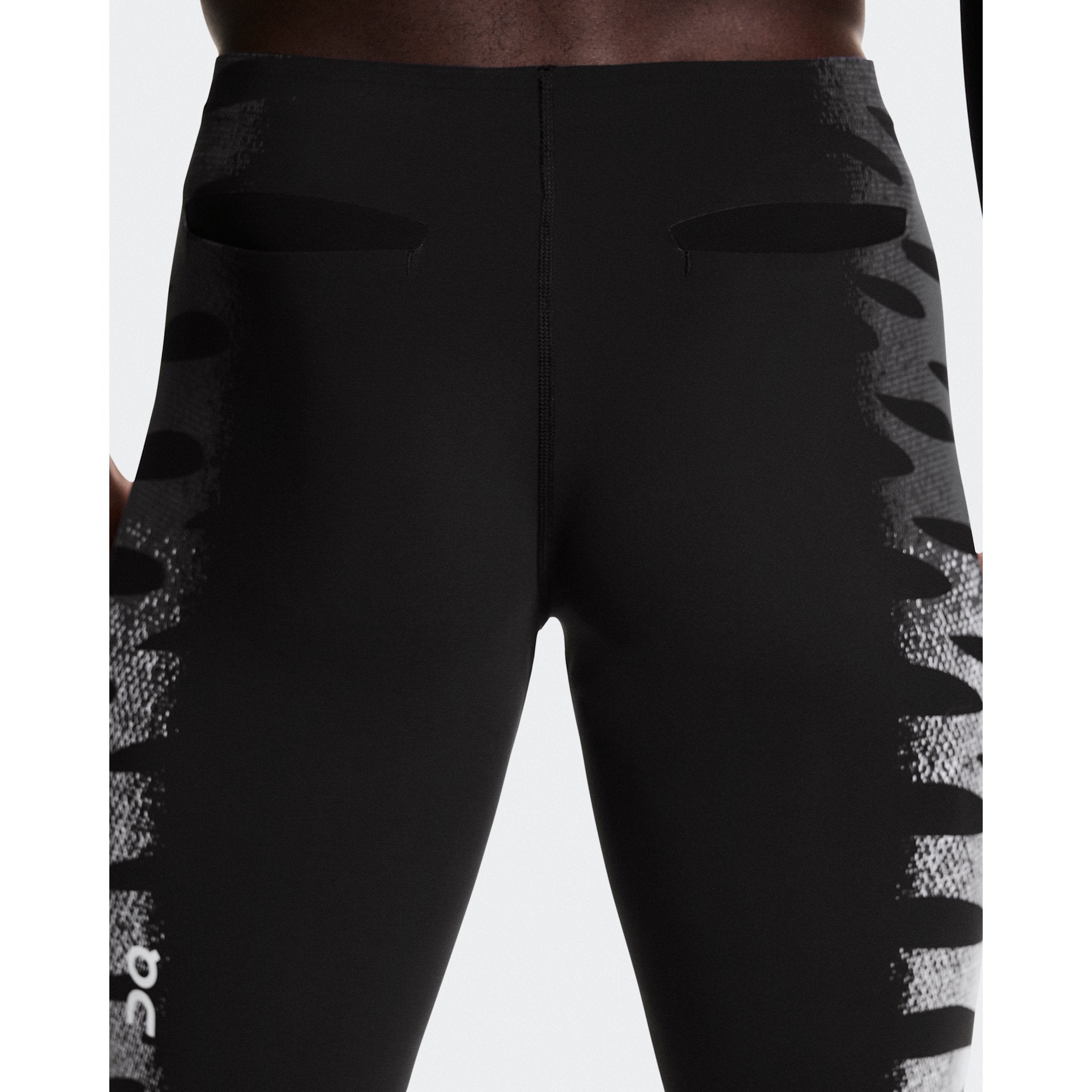 On Zero Half Tights Iron | White