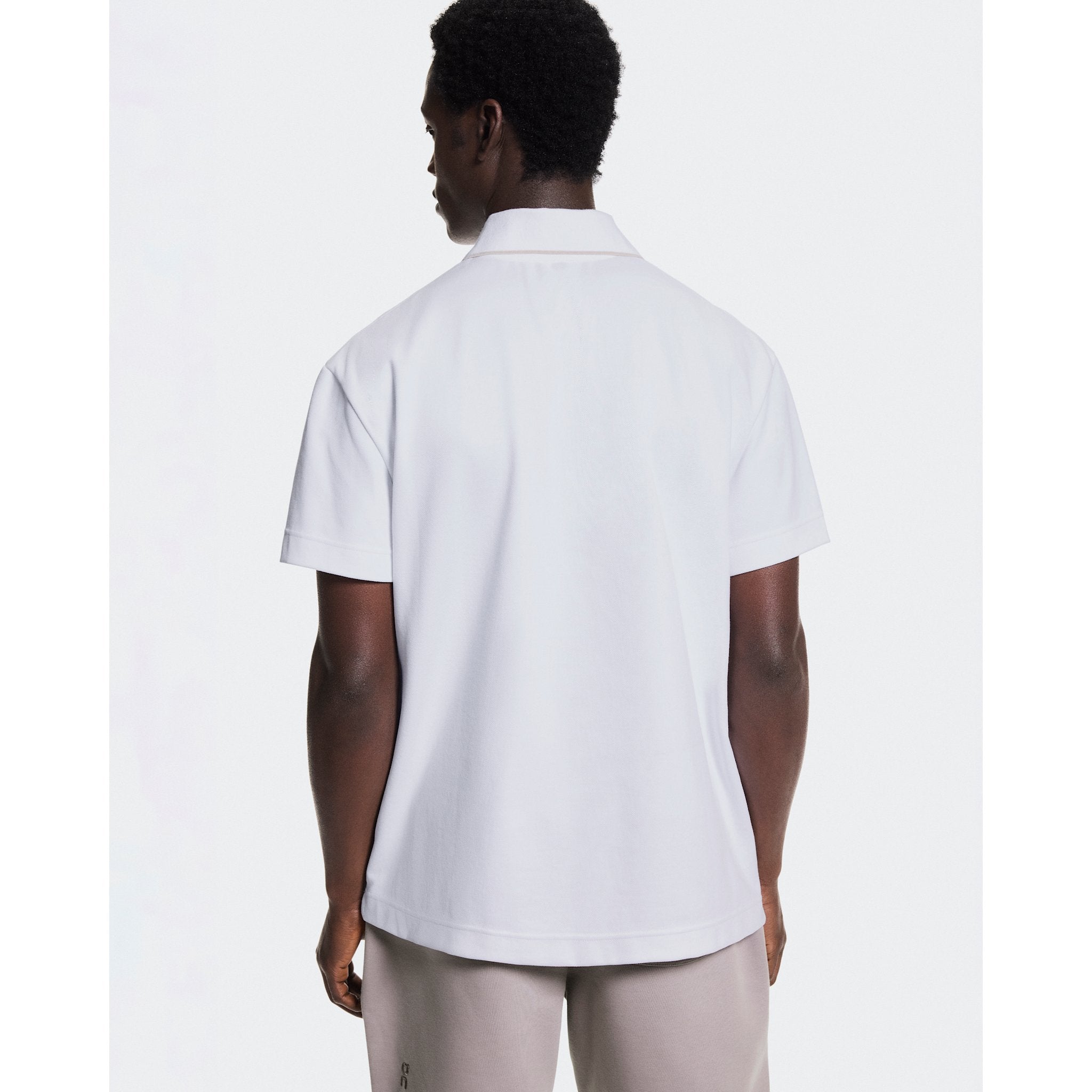 On Courtside Polo White | Sand