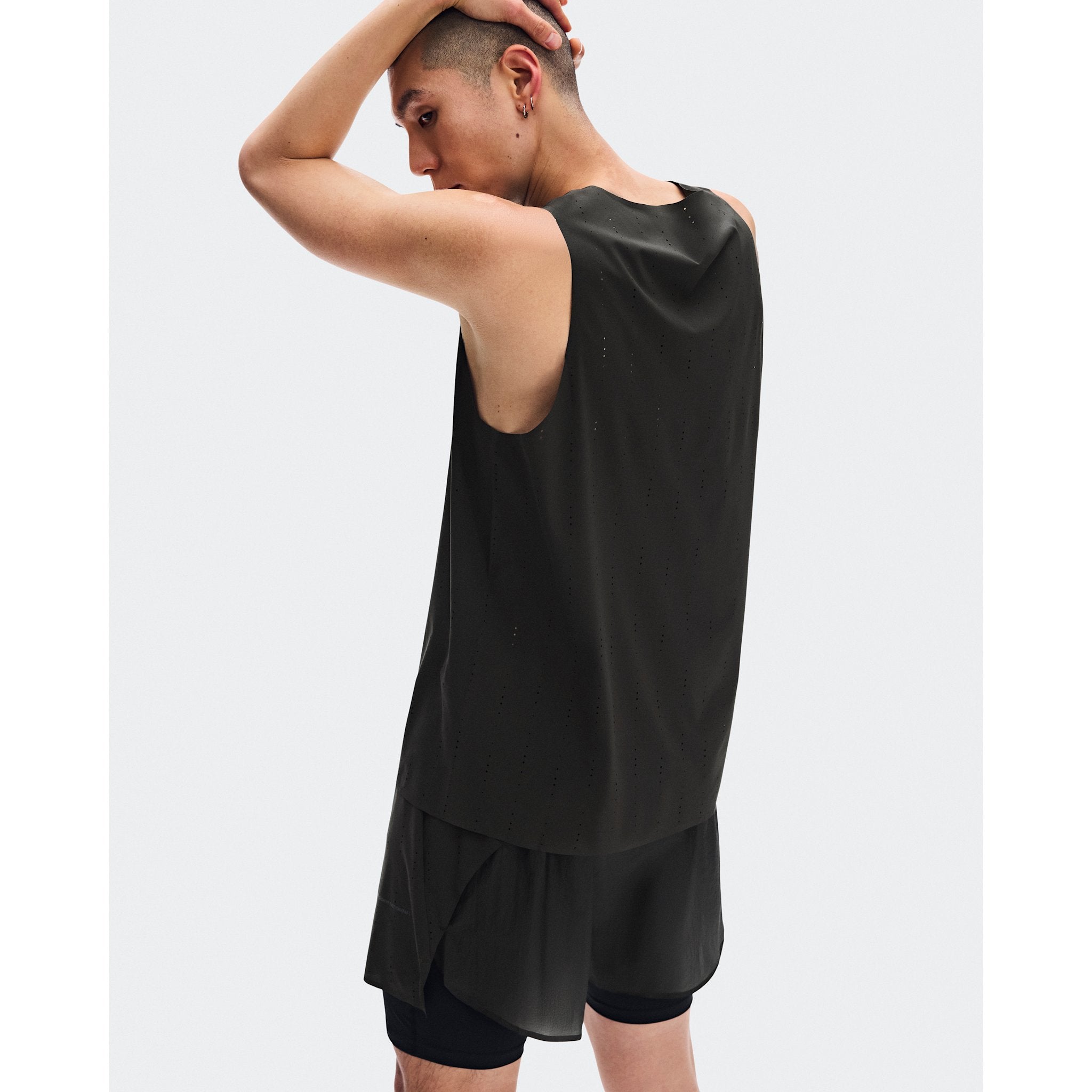 On Zero 2-in-1 Shorts PAF Molasses | Black