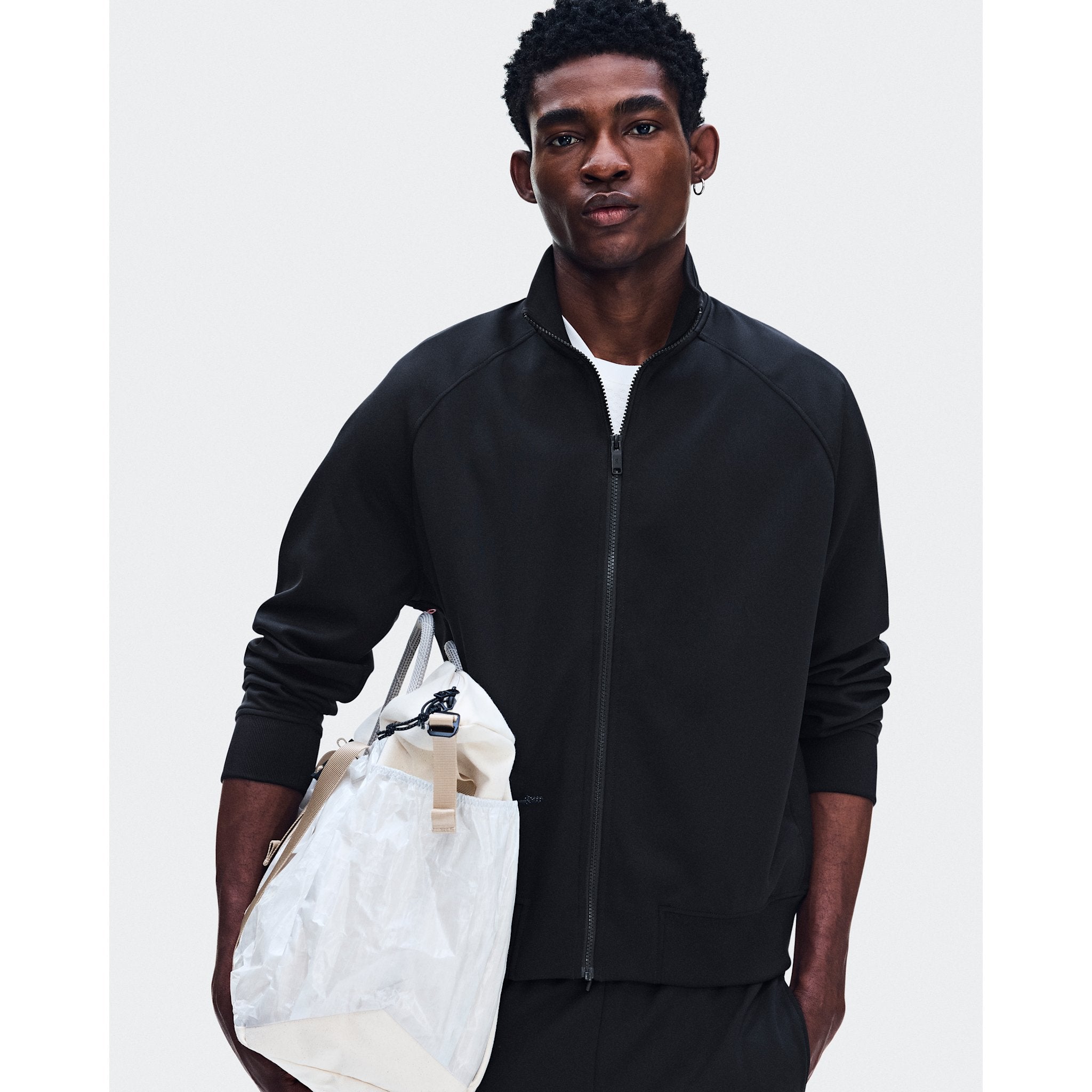 On Courtside Full-Zip Black