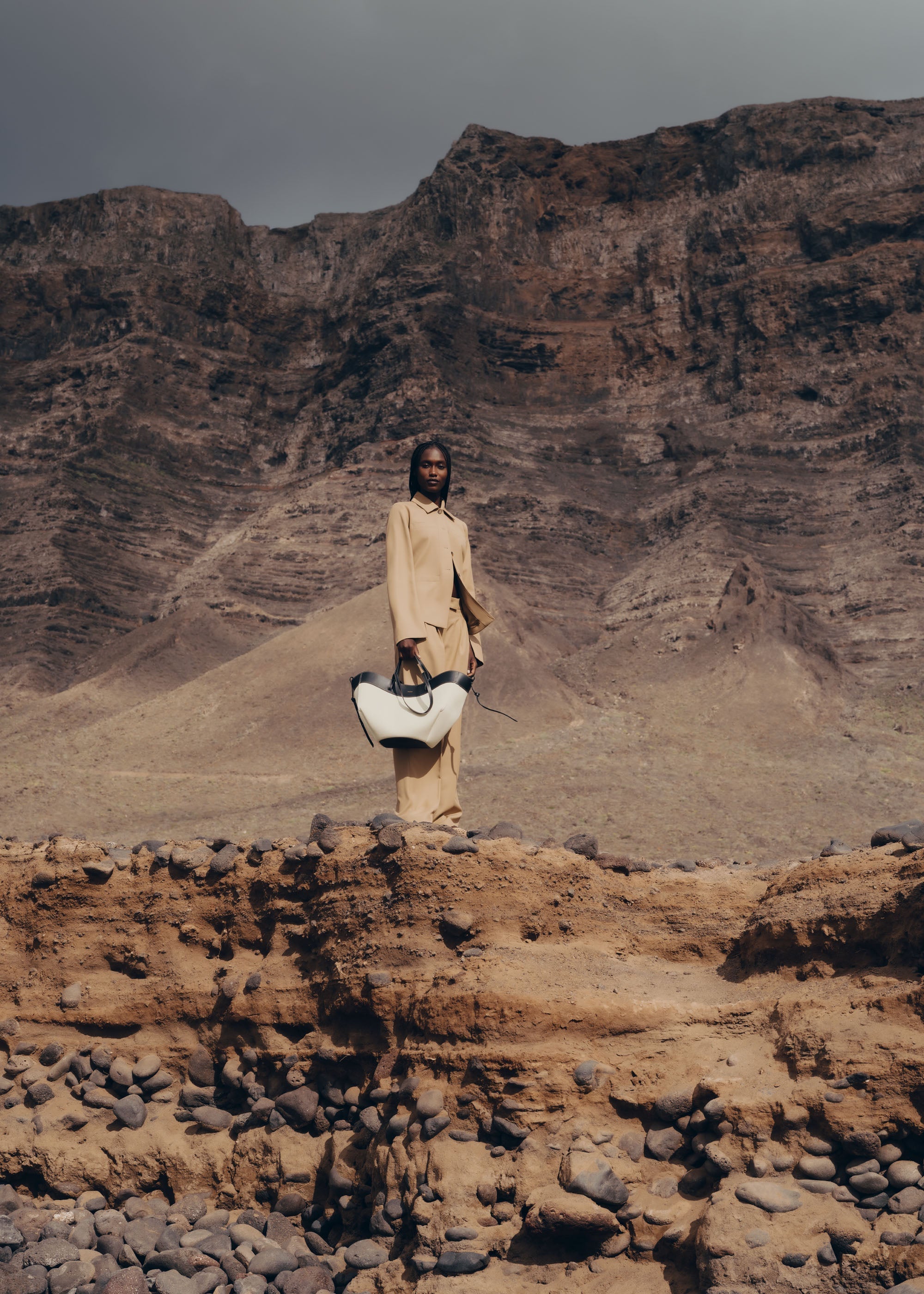 Polene Cyme Black Canvas