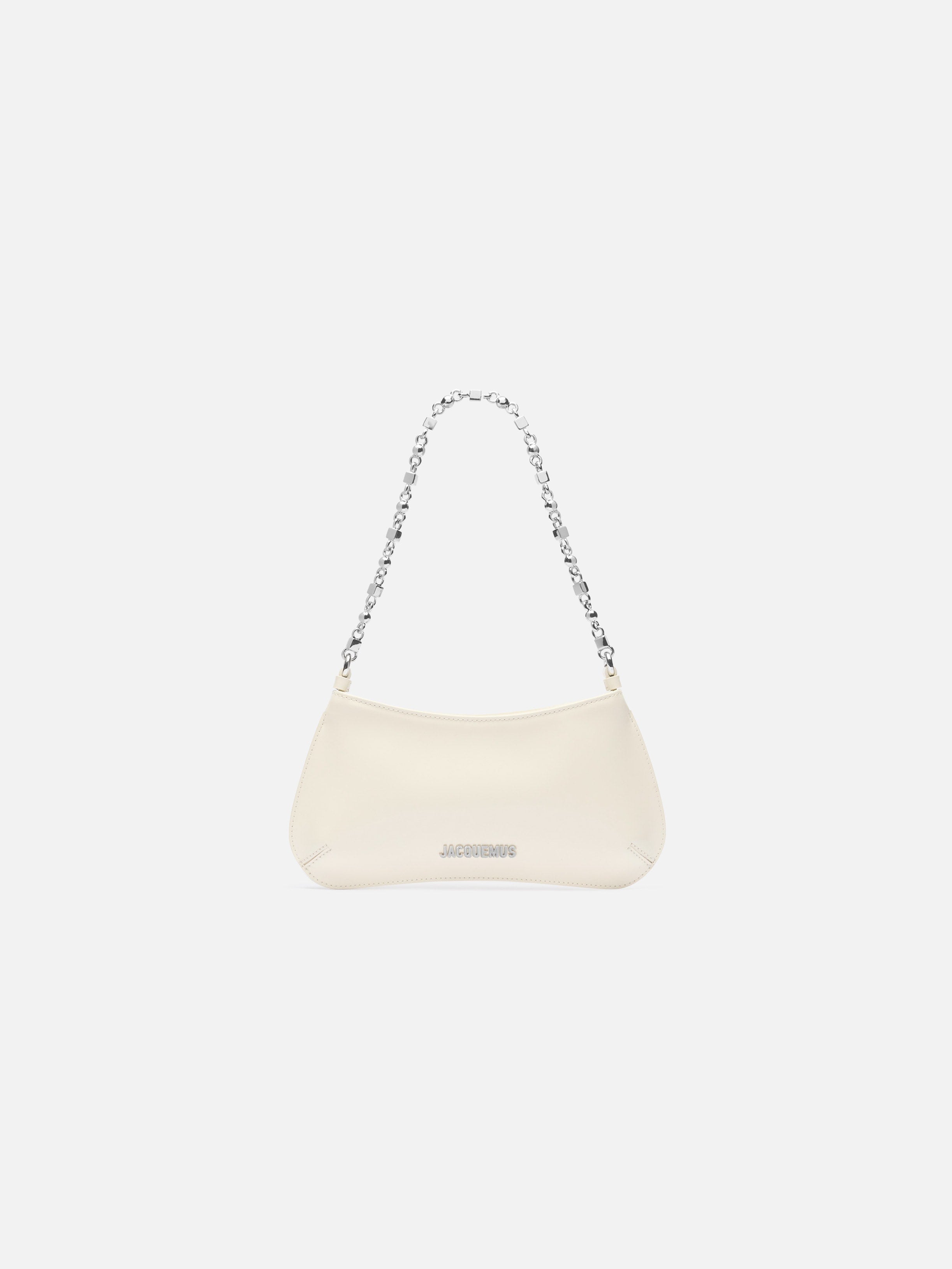 Jacquemus The Small Bisou Chaine Small Shoulder Bag Light Ivory