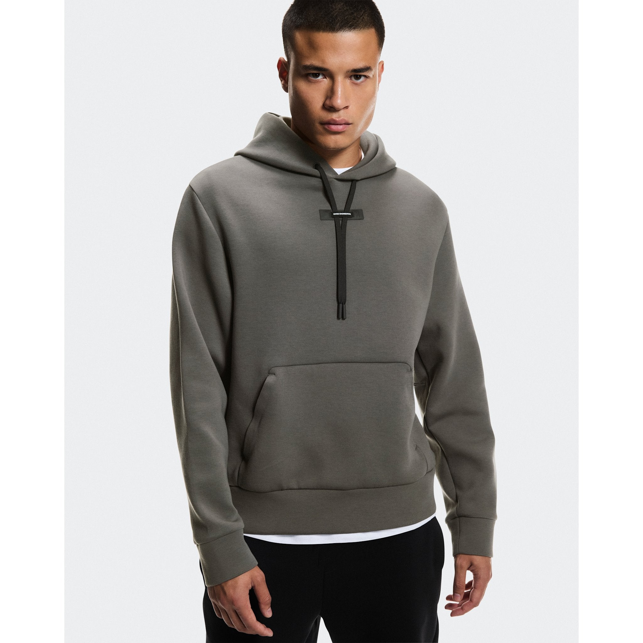 On Focus Tech Hoodie Shadow