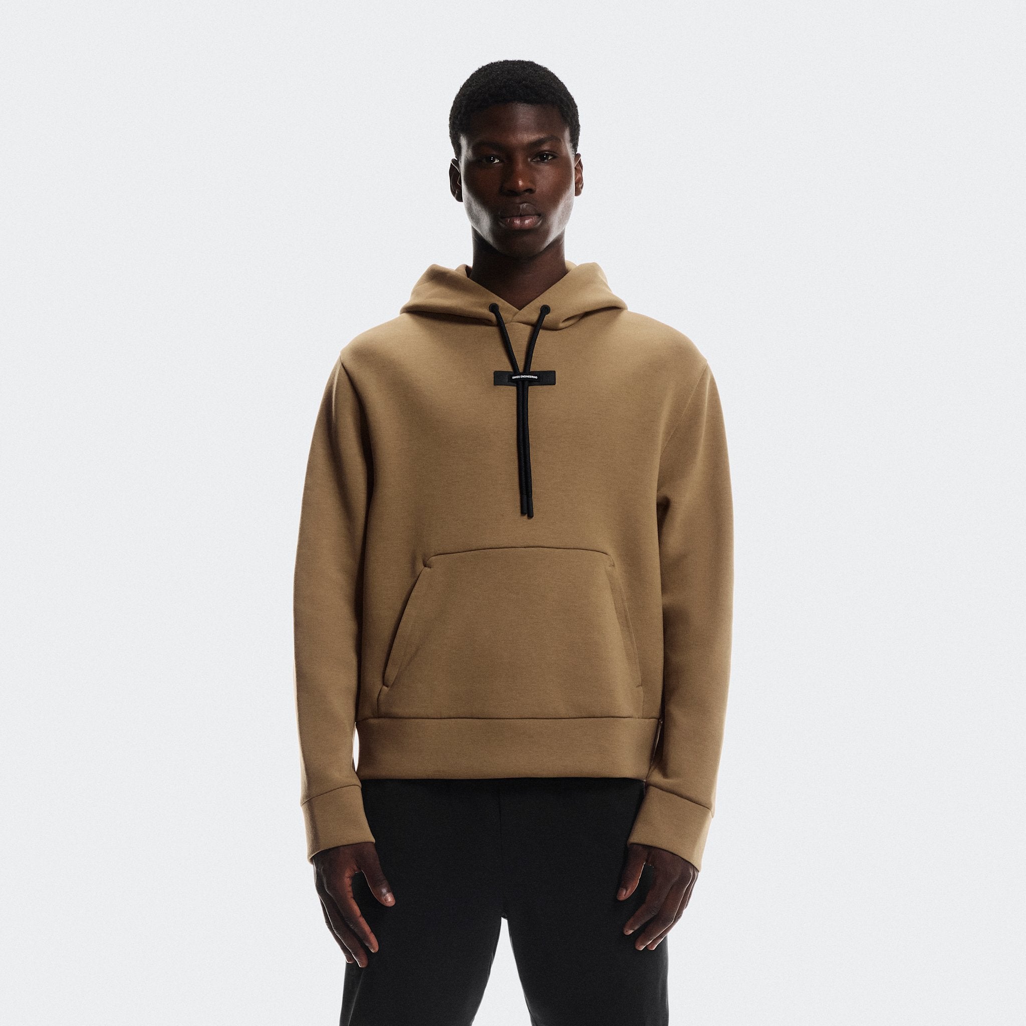 On Focus Tech Hoodie Nutmeg