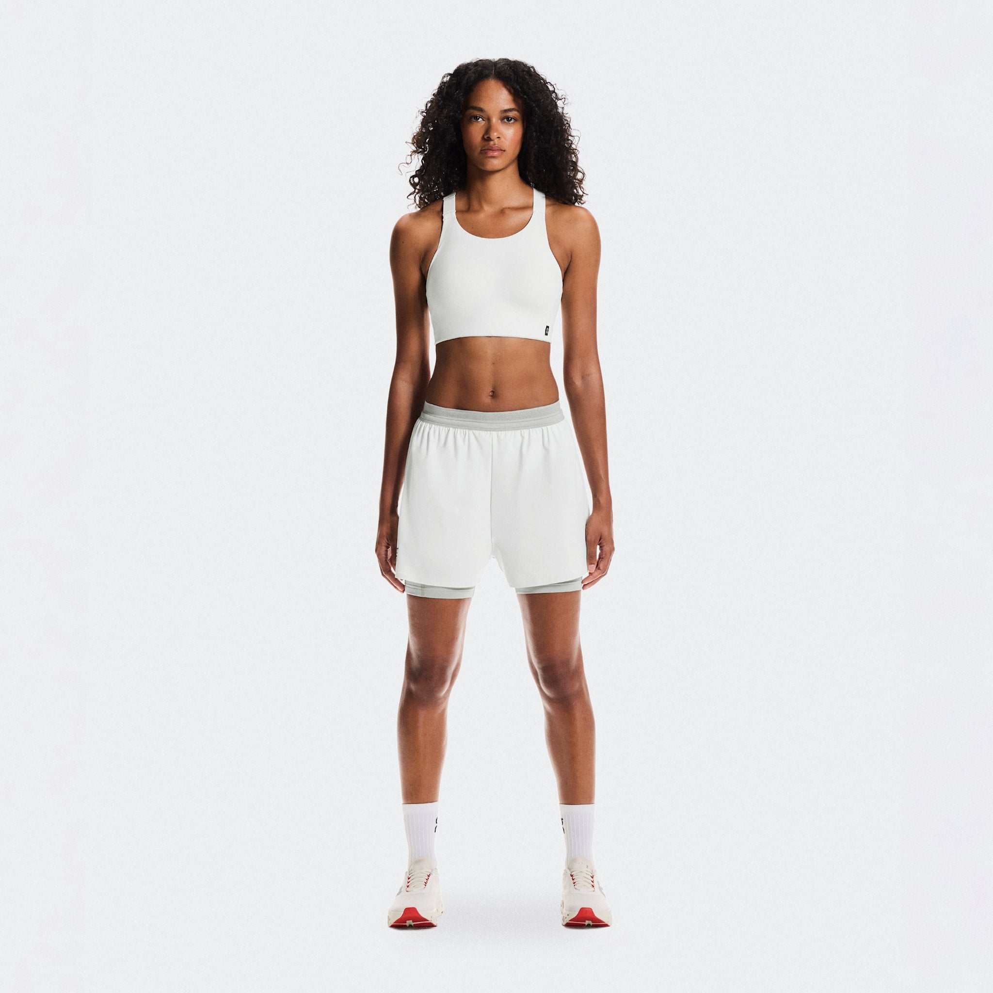 On 3" Performance 2/1 Shorts Iceberg | Tin