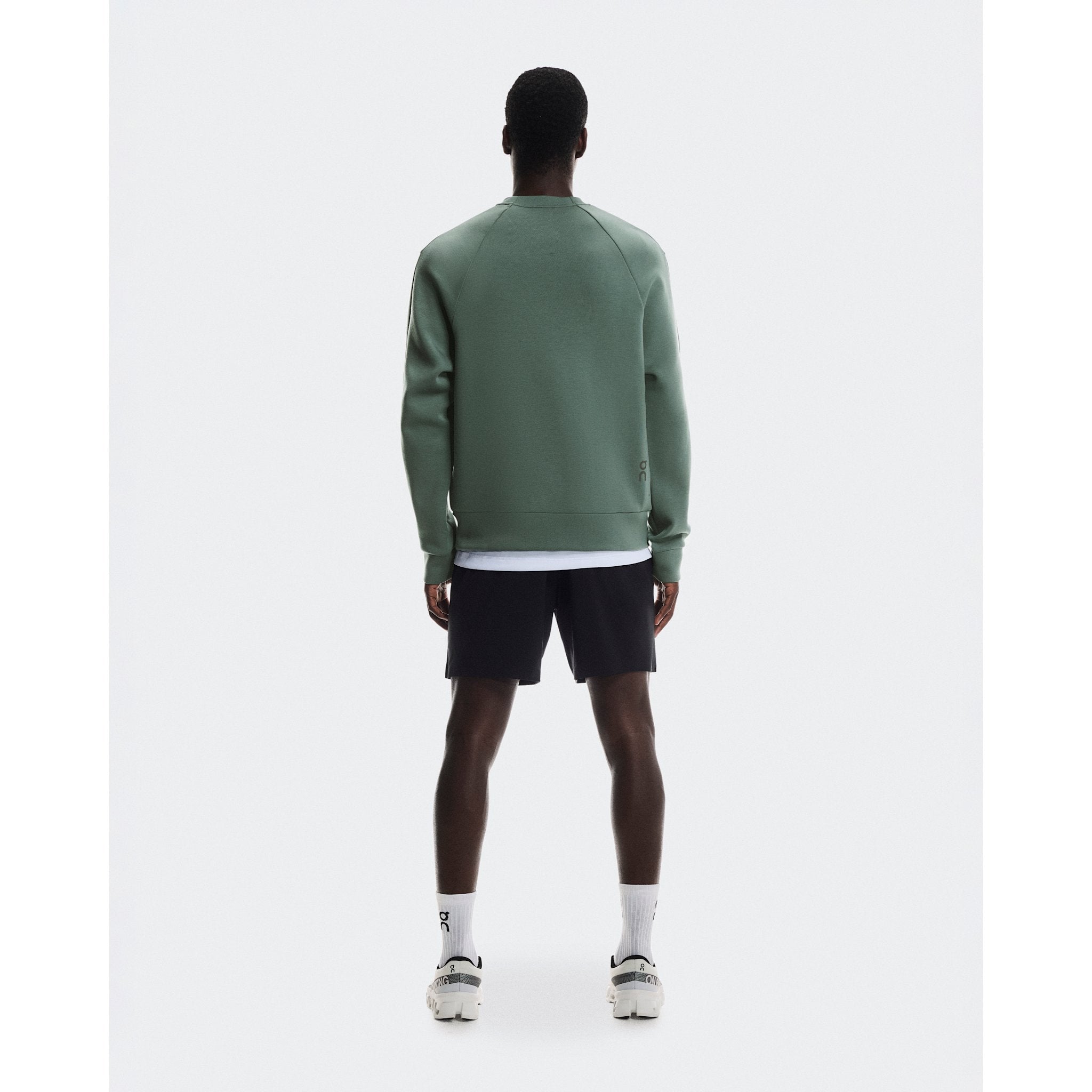 On Focus Tech Crew Olive