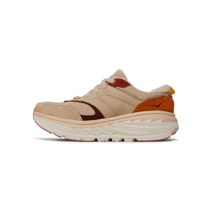 Hoka Bondi L Suede 'Shifting Sand'