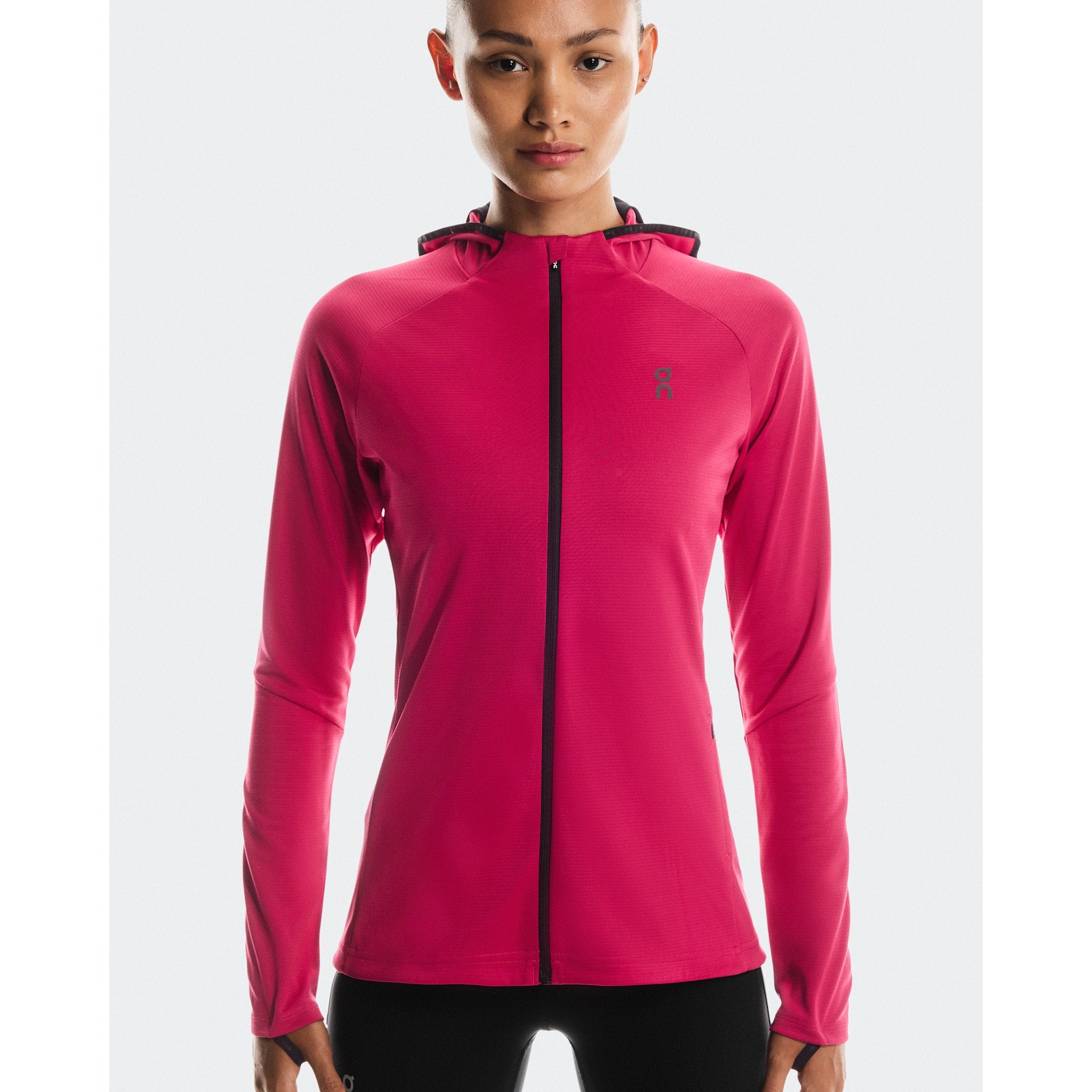 On Climate Zip Hoodie Grenadine