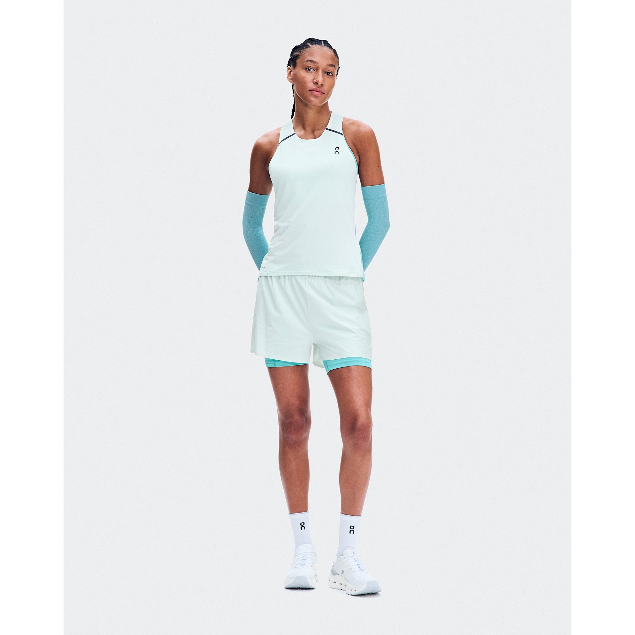 On Performance Tank Flurry | Aquamarine
